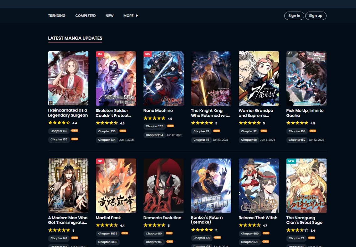 GodaComic manga and webcomics